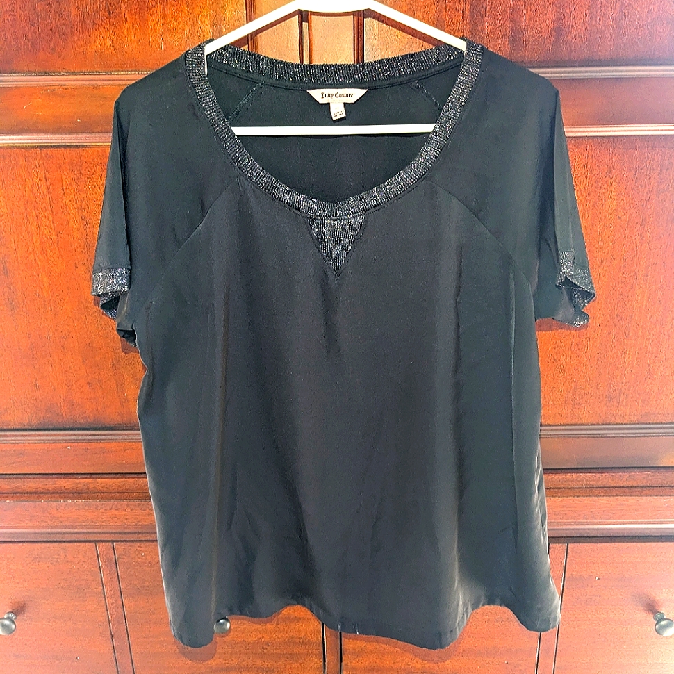 Juicy Couture Top  Juicy Couture Shimmering Shirt
